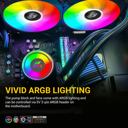 Ant Esports ICE-360 ARGB CPU Liquid Cooler