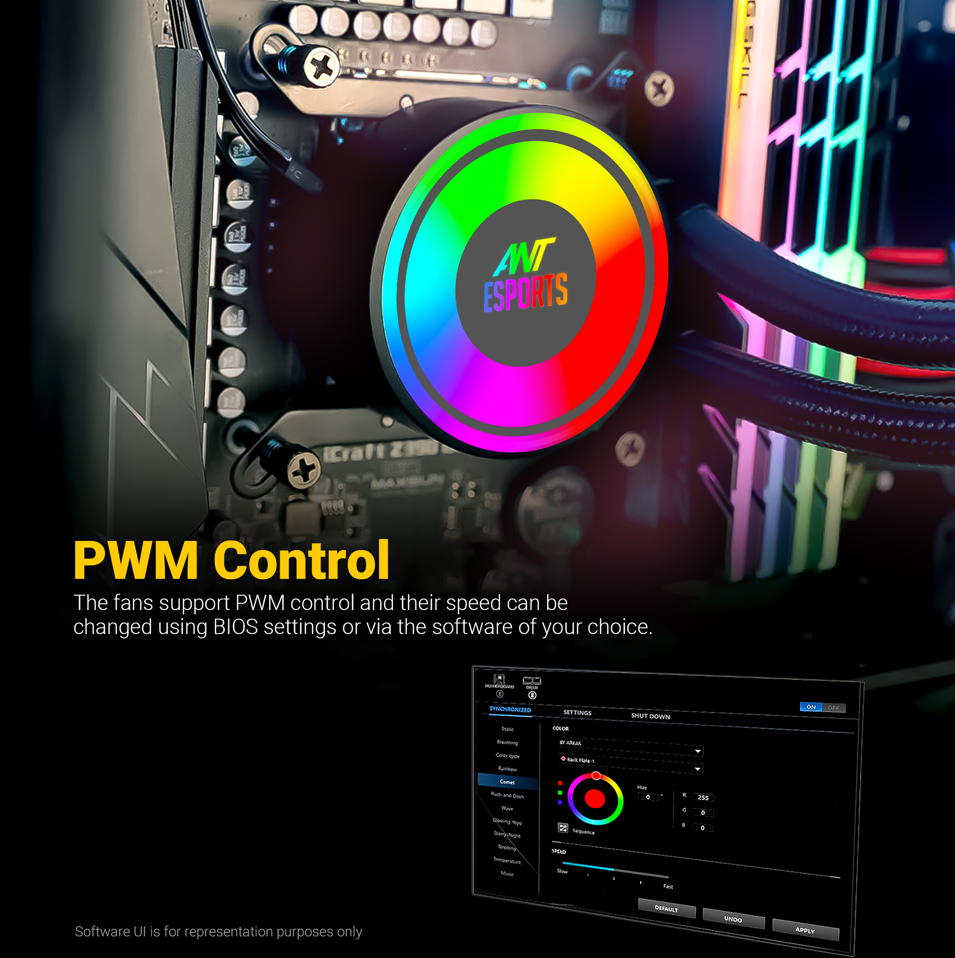 Ant Esports ICE-360 ARGB CPU Liquid Cooler