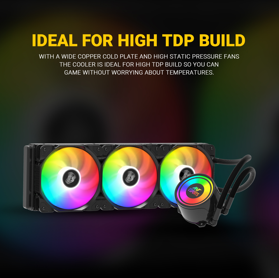 Ant Esports ICE-360 ARGB CPU Liquid Cooler