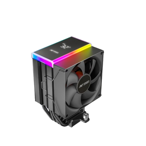 Ant Esports V4 Digital ARGB LGA1851/AM5 Black CPU Air Cooler