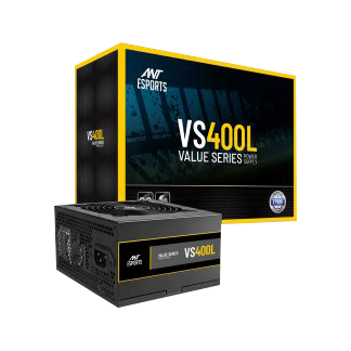 Ant Esports VS400L Value Series 400W Black Power Supply