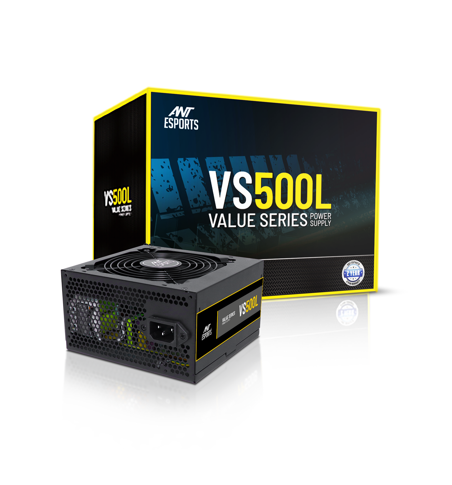 Ant Esports VS500L Value Series 500W Black Power Supply
