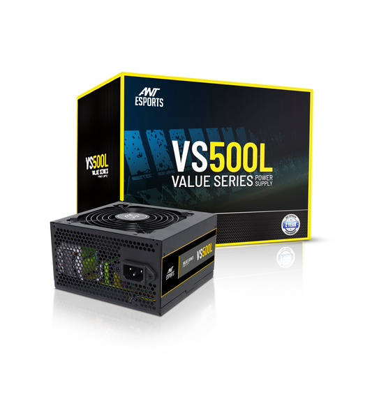 Ant Esports VS500L Value Series 500W Black Power Supply