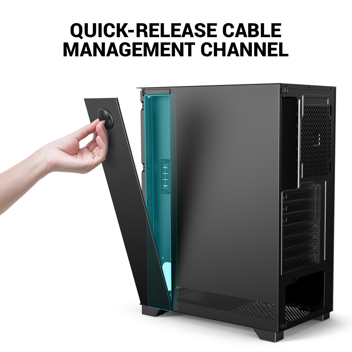 Ant Esports X2 LCD Mid Tower (ATX/M-ATX/M-ITX) Black Cabinet with 3x120mm Fans