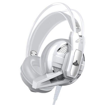 Ant Esports H520W Wired White Gaming Headset 50mm Drivers
