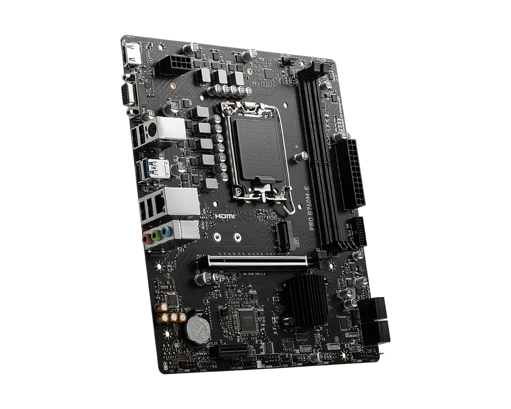 MSI Pro B760M-E DDR4 Motherboard