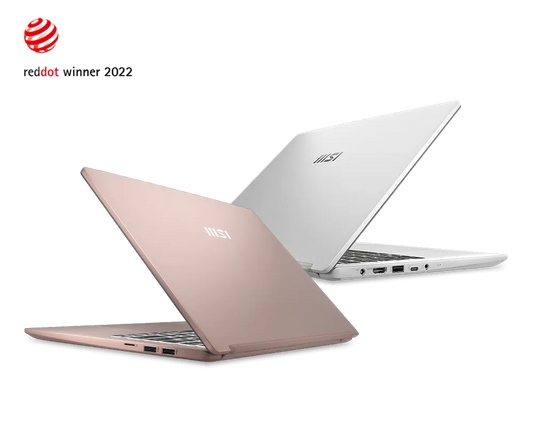 MSI Laptop Modern 14 - C12M i5 12th Gen, 8 GB RAM, 512 GB SSD, Windows, MS Office, Silver, 14" Dsiplay