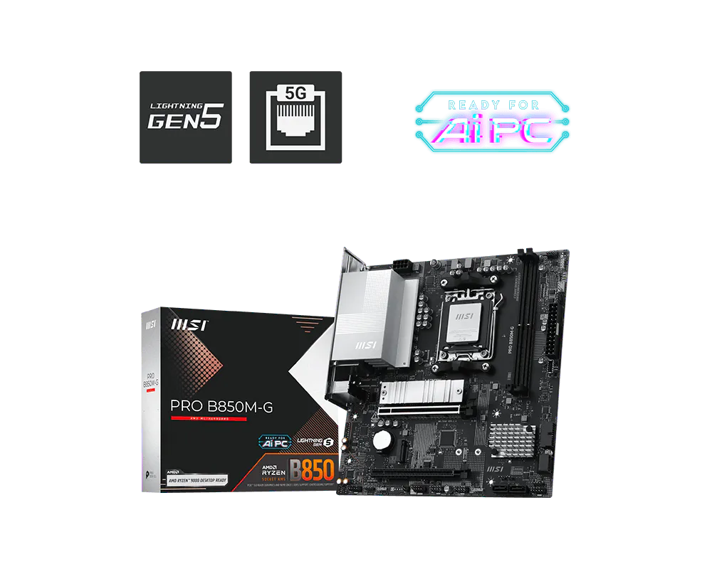 MSI Pro B850M-G Motherboard