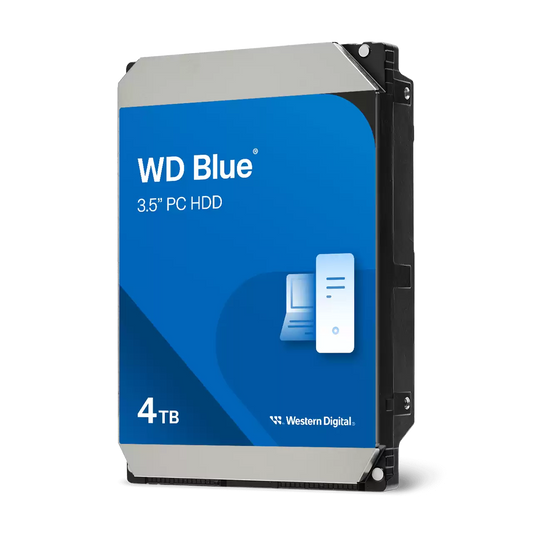 WD Blue PC Desktop Hard Drive - 4TB