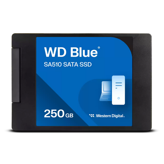 WD Blue SA510 SATA SSD 2.5”/7mm Cased - 250GB
