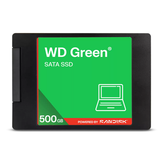 WD Green SATA SSD 2.5"/7mm cased - 500GB, 2.5-Inch
