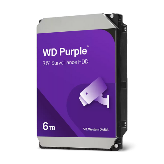WD Purple Surveillance Hard Drive - 6TB